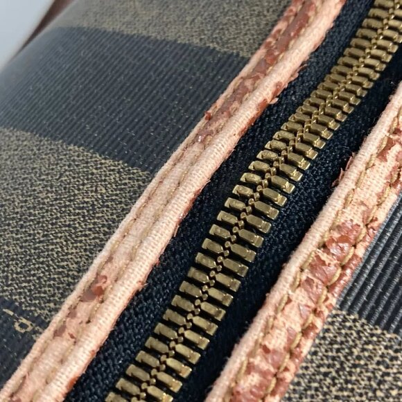 FENDI 2WAY Bag Shoulder Bag Crossbody Pecan Travel bag Duffle Bag - Picture 4 of 15